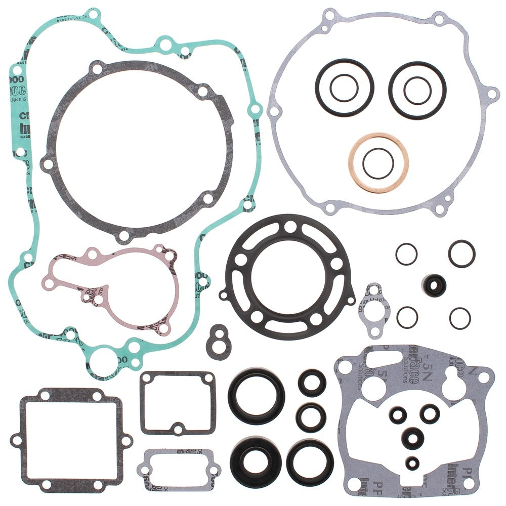 New VERTEX Gasket Kit - Complete with Oil Seals For KAWASAKI KX125 811428 | Australian Moto Spares