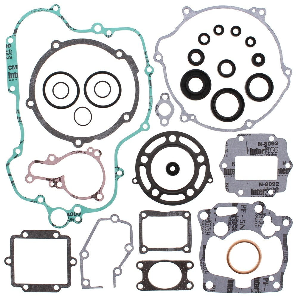 New VERTEX Gasket Kit - Complete with Oil Seals For KAWASAKI KX125 811429 | Australian Moto Spares