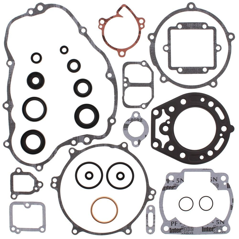 New VERTEX Gasket Kit - Complete with Oil Seals For KAWASAKI KDX220R 811445 | Australian Moto Spares