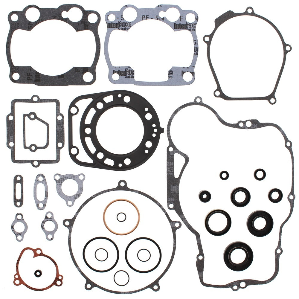 New VERTEX Gasket Kit - Complete with Oil Seals For KAWASAKI KX250 811454 | Australian Moto Spares