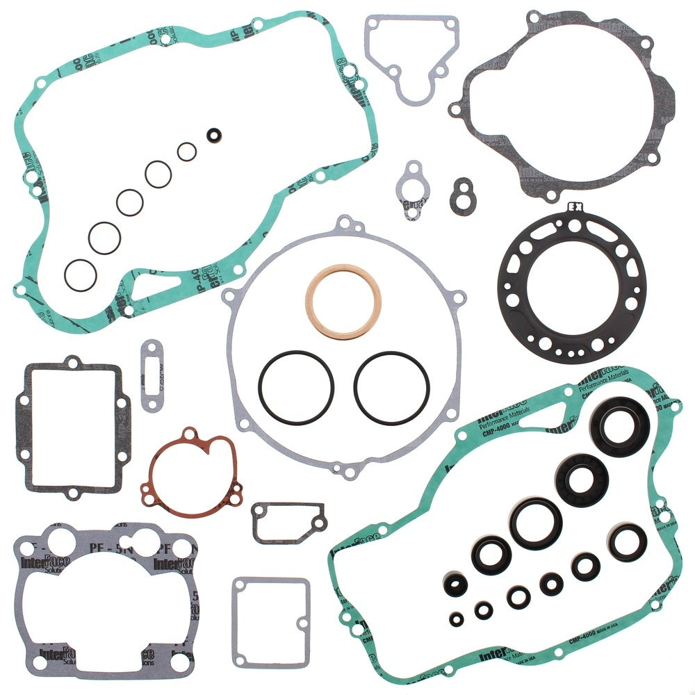 New VERTEX Gasket Kit - Complete with Oil Seals For KAWASAKI KX250 811457 | Australian Moto Spares