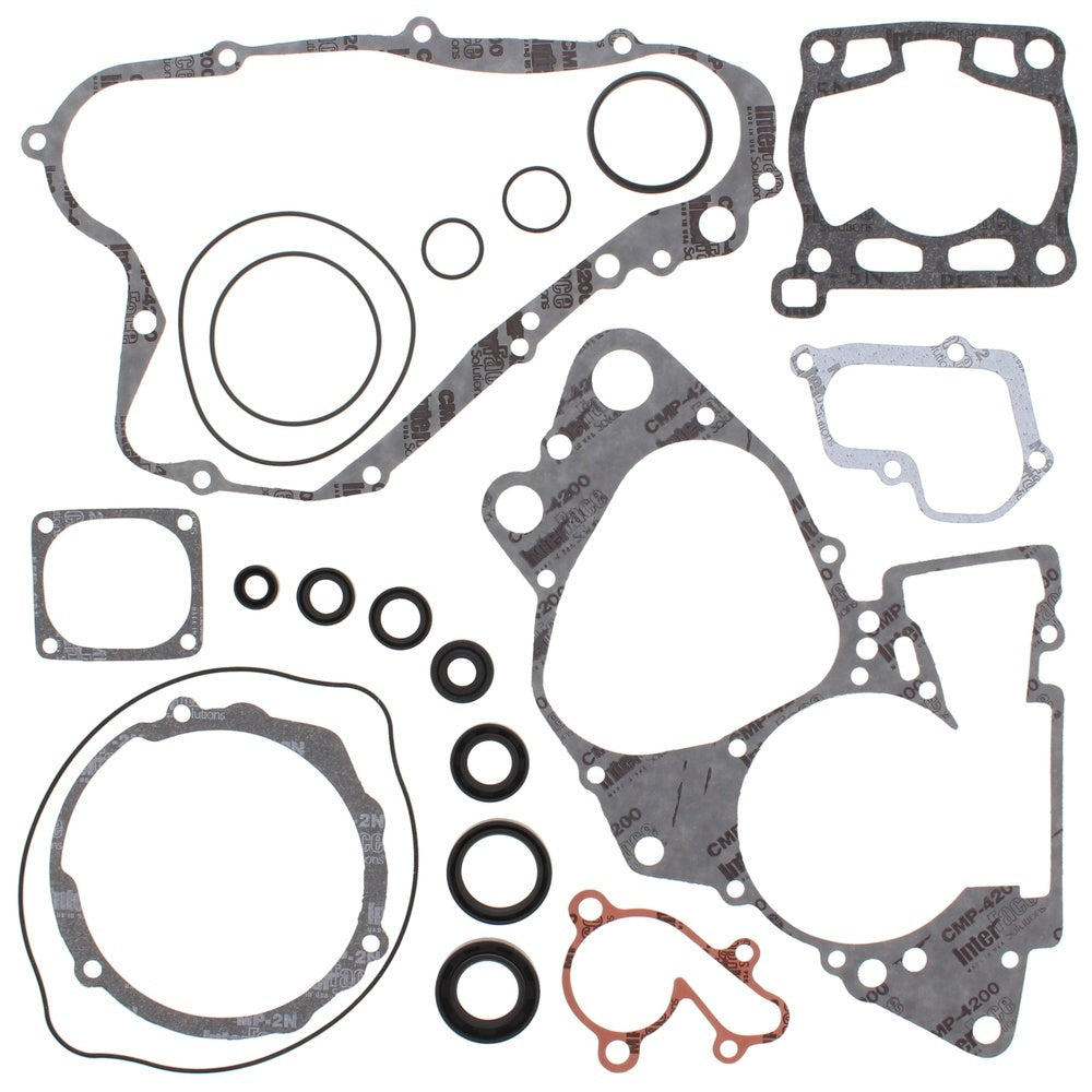New VERTEX Gasket Kit - Complete with Oil Seals For SUZUKI RM125 811545 | Australian Moto Spares