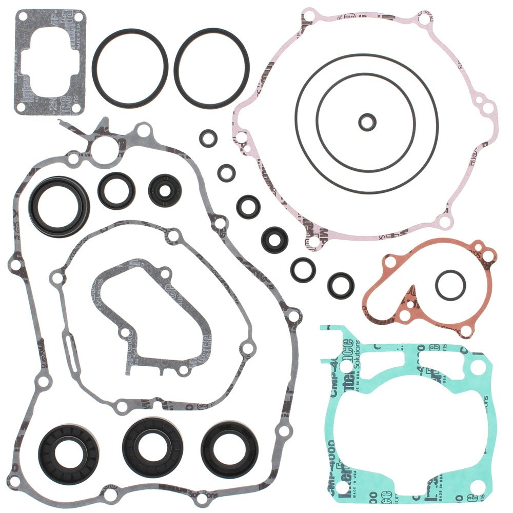 New VERTEX Gasket Kit - Complete with Oil Seals For YAMAHA YZ125, YZ125X 811641 | Australian Moto Spares