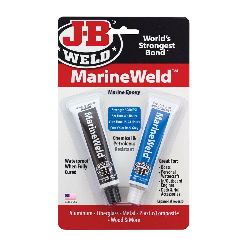 New J-B WELD Marine Two-part epoxy cold Weld System Twin Tube 8272 | Australian Moto Spares