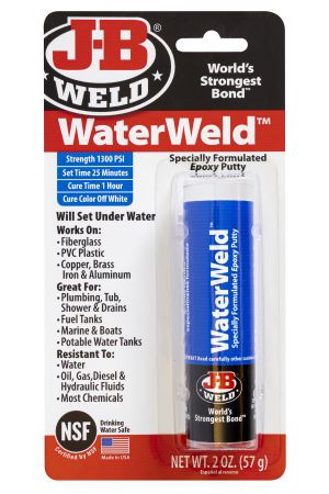 New J-B WELD Potable Waterweld Stick Strength 1300 PSI Epoxy Putty 8277 | Australian Moto Spares