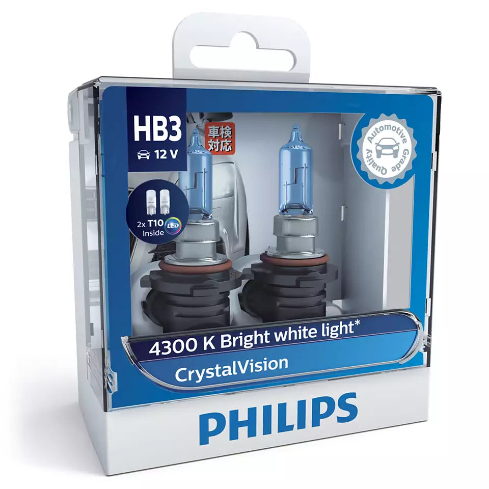 New Philips Globe Hb3 2Pk With Led T10 Park Globes (9005Cvsl) | Australian Moto Spares
