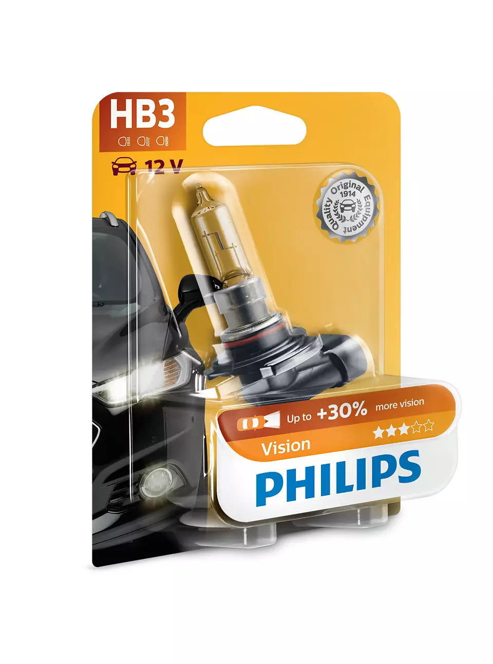 New Philips Globe Hb3 12V 65W P20D Single Blister Pack (9005Prb1) | Australian Moto Spares