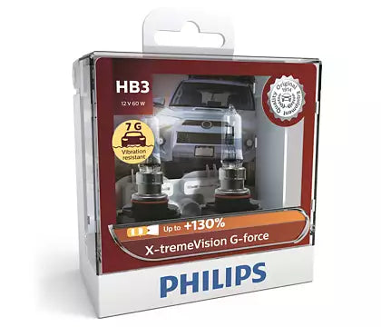 New Philips Globe Hb3 12V Twin Pack X-Treme Vision G-Force (9005Xvgs2) | Australian Moto Spares