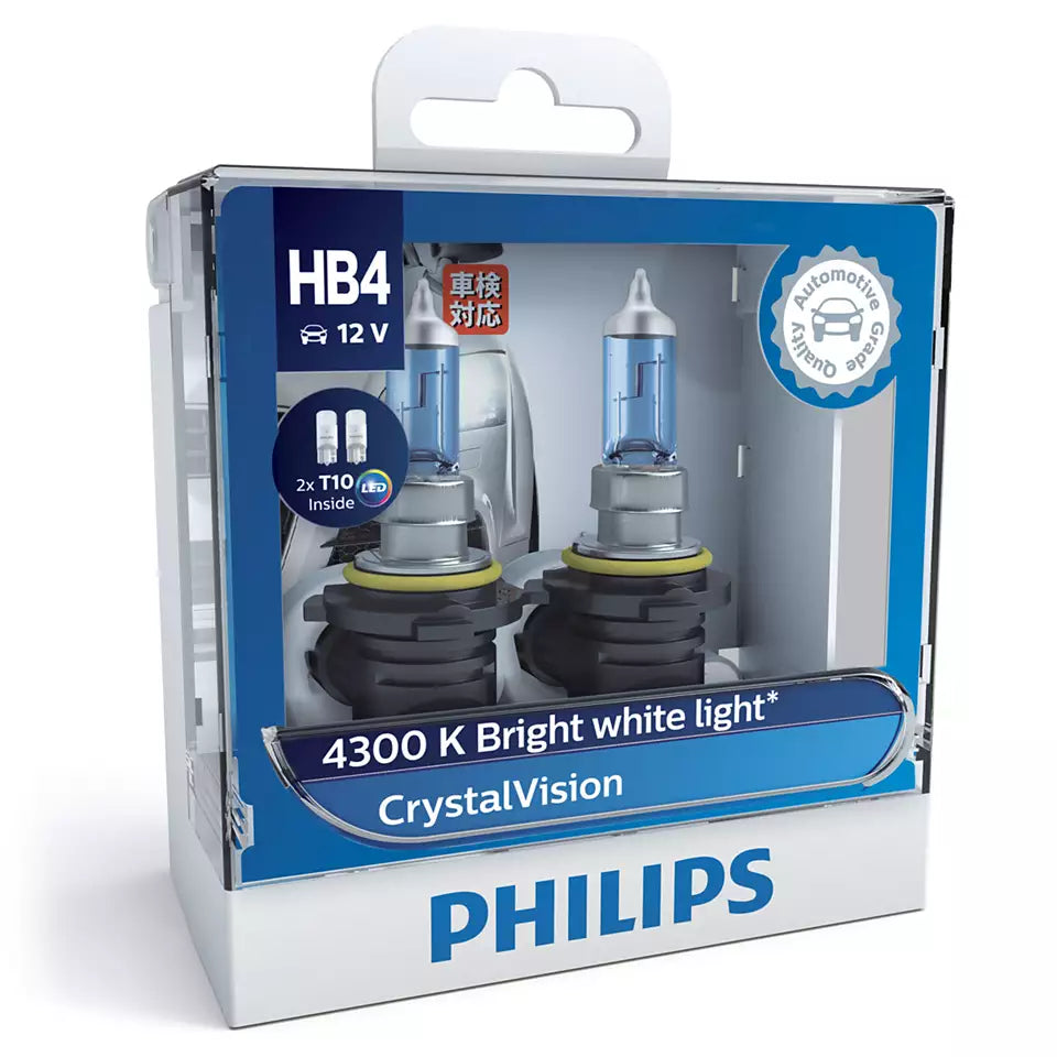 New Philips Globe Hb4 2Pk With Led T10 Park Globes (9006Cvsl) | Australian Moto Spares