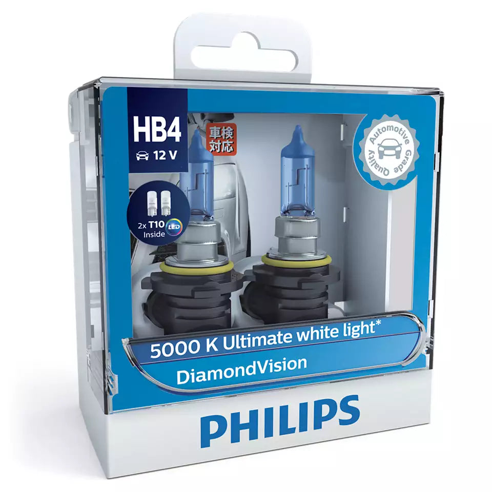 New Philips Globe Hb4 2Pk With Led T10 Park Globes (9006Dvsl) | Australian Moto Spares