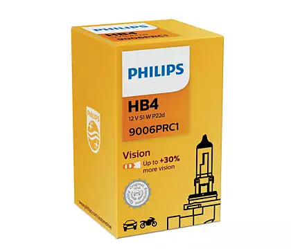 New Philips Globe Hb4 12V 55W P22D Single Box (9006Prc1) | Australian Moto Spares