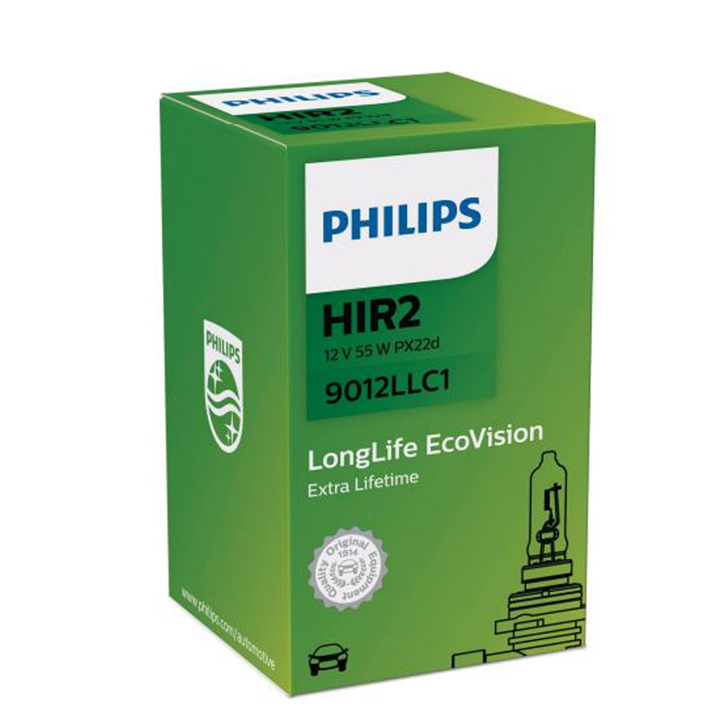 New Philips Globe Hir2 12V 55W Px22D Single Box (9012Llc1) | Australian Moto Spares
