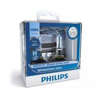 New Philips Globe Hir2 12V 55W Twin Pack White Vision Ultra (9012Wvusm) | Australian Moto Spares