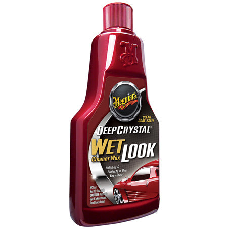 New MEGUIARS Car Care Detailing Deep Crystal Wet Look Wax 473ml - A9816