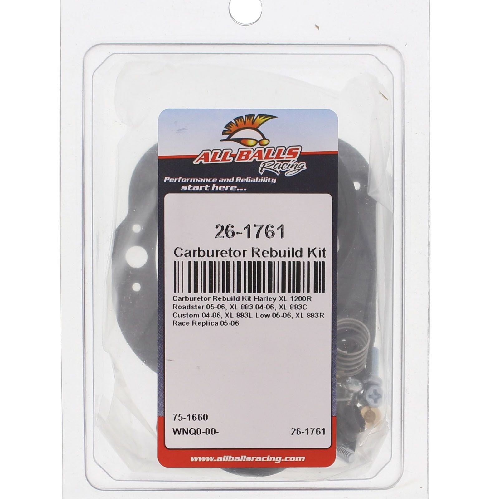 New ALL BALLS Racing Carburettor Rebuild Kit #AB261761