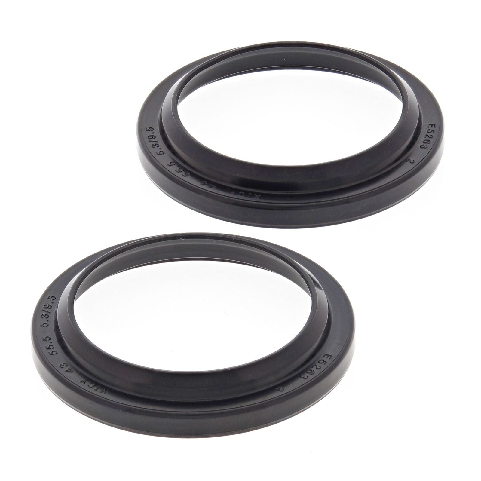 New ALL BALLS Racing Fork Dust Seals 43X55 #AB57117