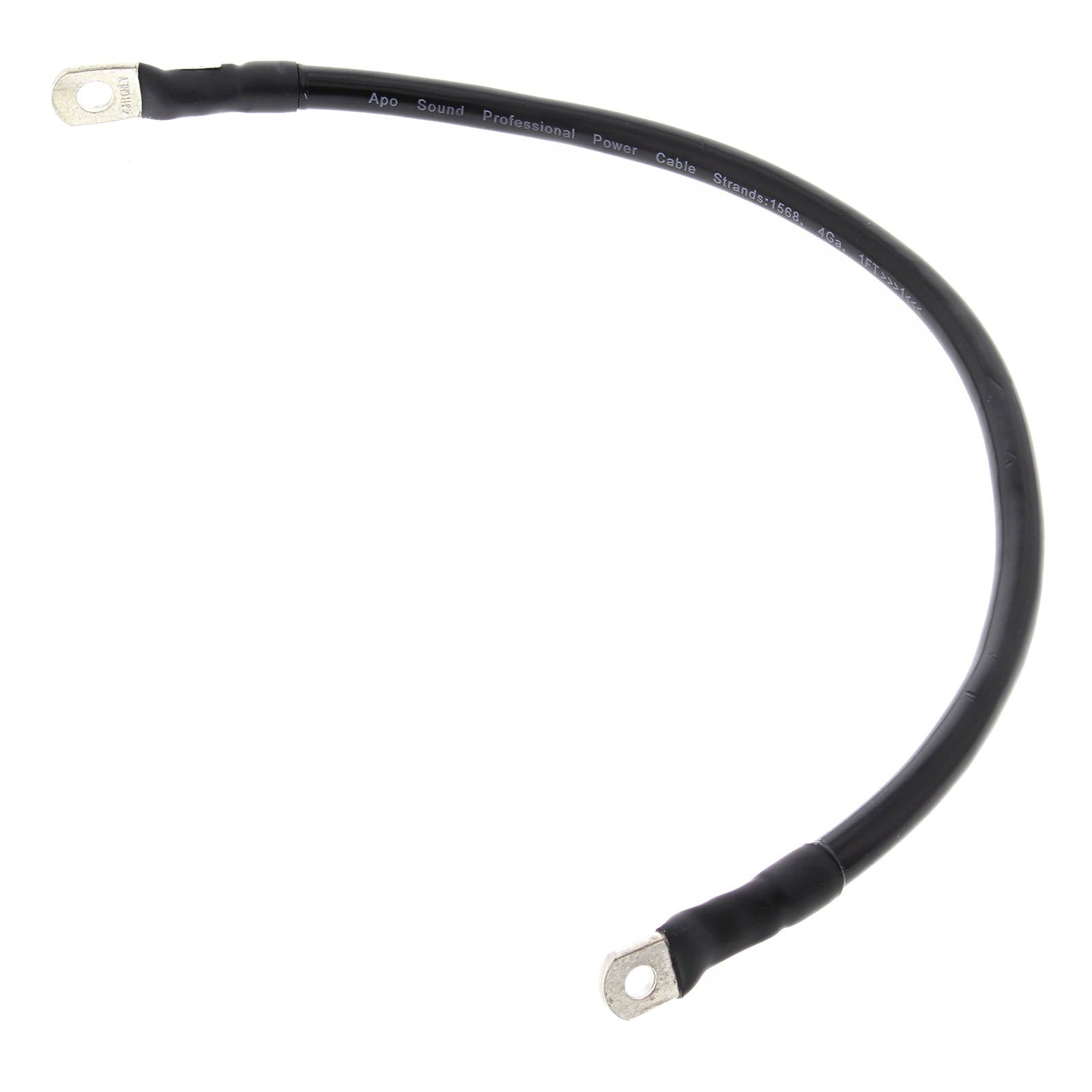 New ALL BALLS Racing 17inch. Long Universal Battery Cable - Black #AB781171 | Australian Moto Spares