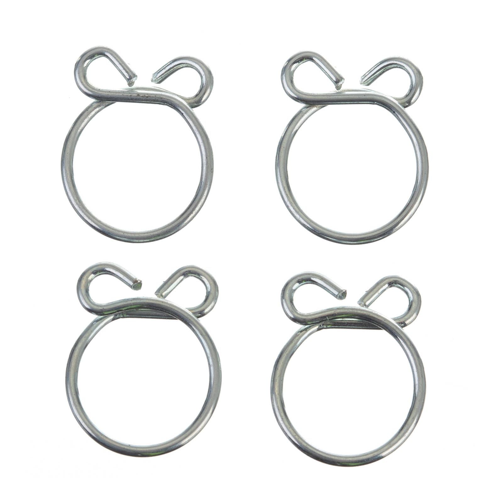 New ALL BALLS Racing Fuel Hose Clamp Kit - 13.5mm Wire (4 Pack) #ABFS00045