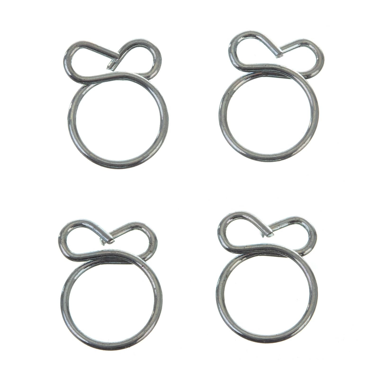 New ALL BALLS Racing Fuel Hose Clamp Kit - 7.6mm Wire (4 Pack) #ABFS00058