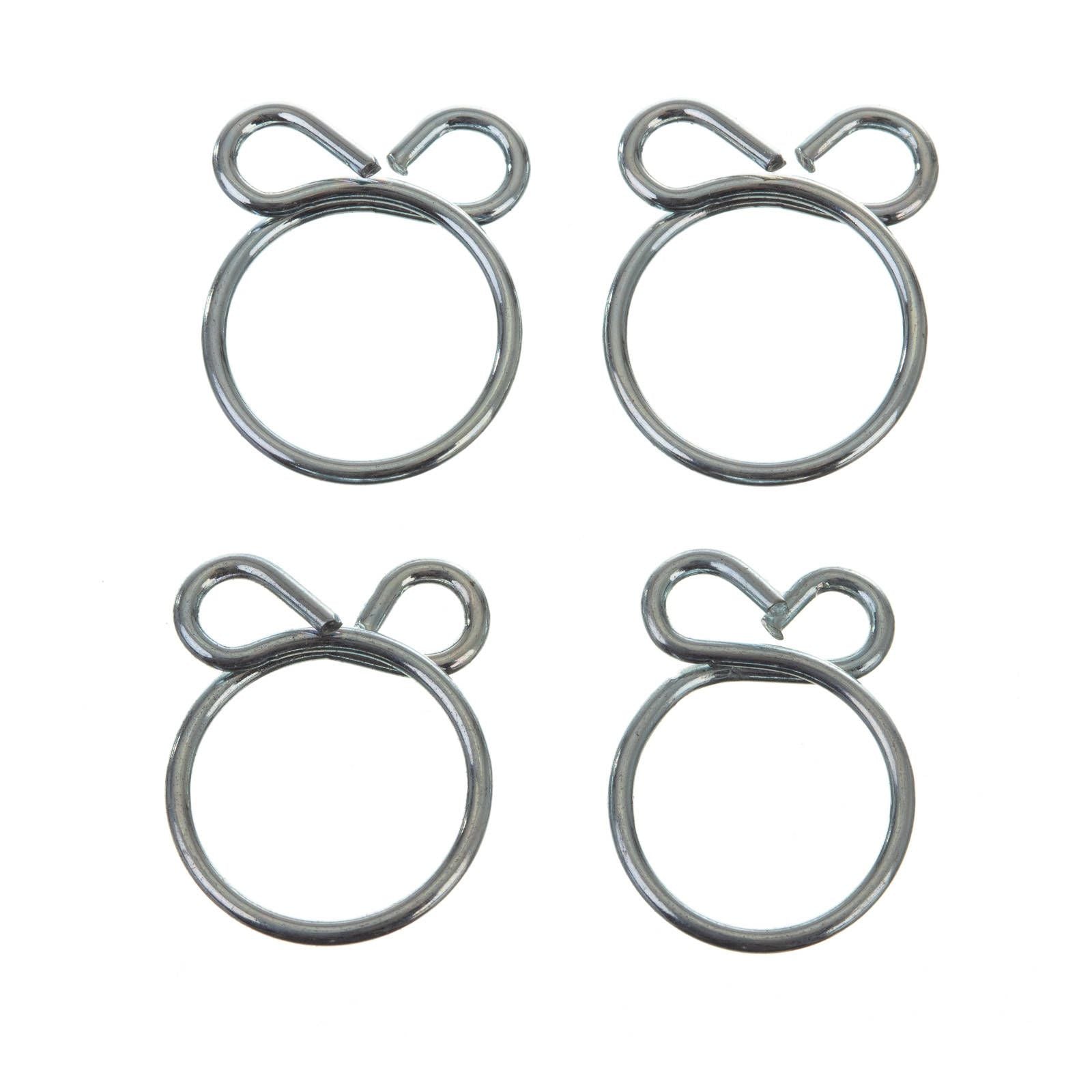 New ALL BALLS Racing Fuel Hose Clamp Kit - 12.5mm Wire (4 Pack) #ABFS00061