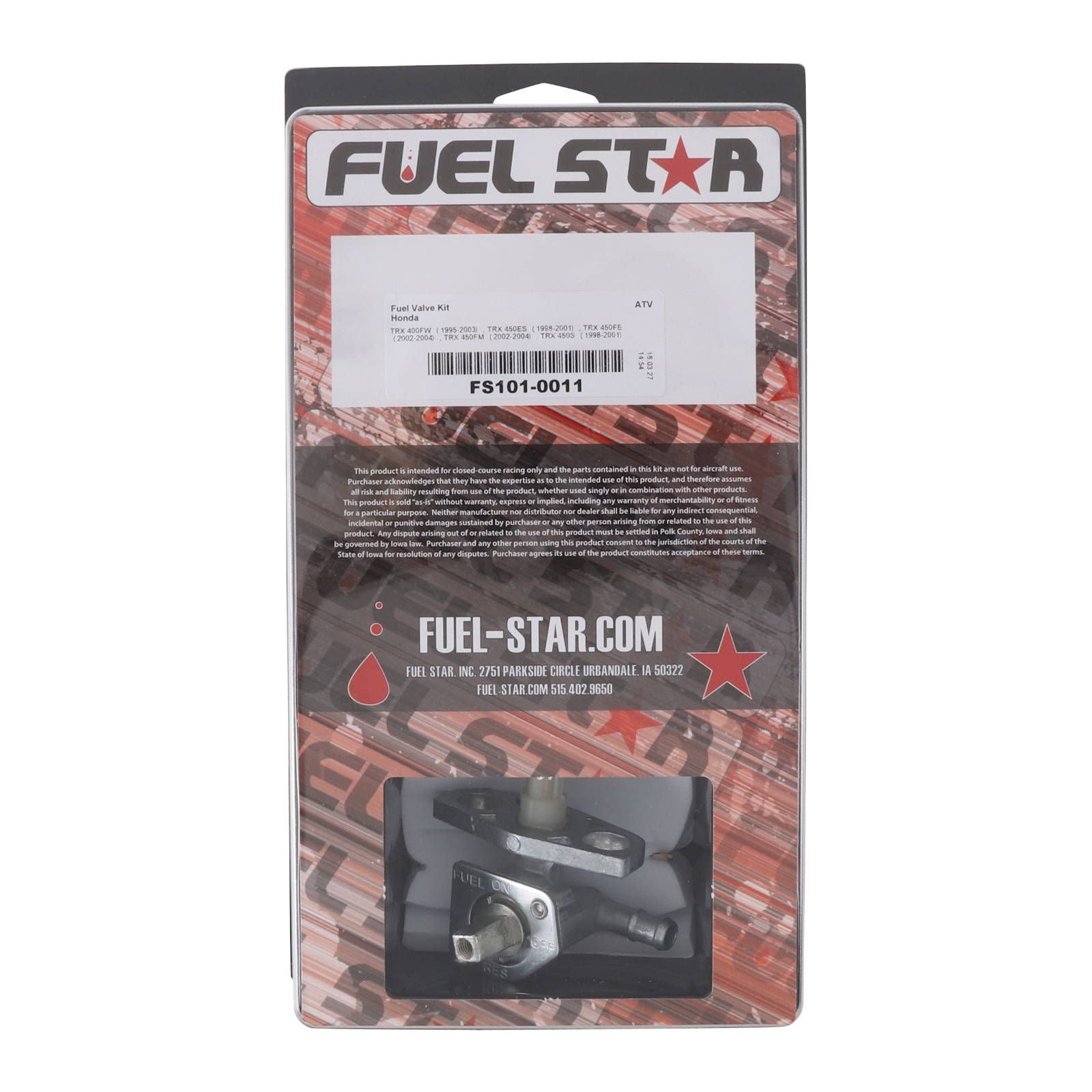 New ALL BALLS Racing Fuel Tap Rebuild Kit #ABFS1010011