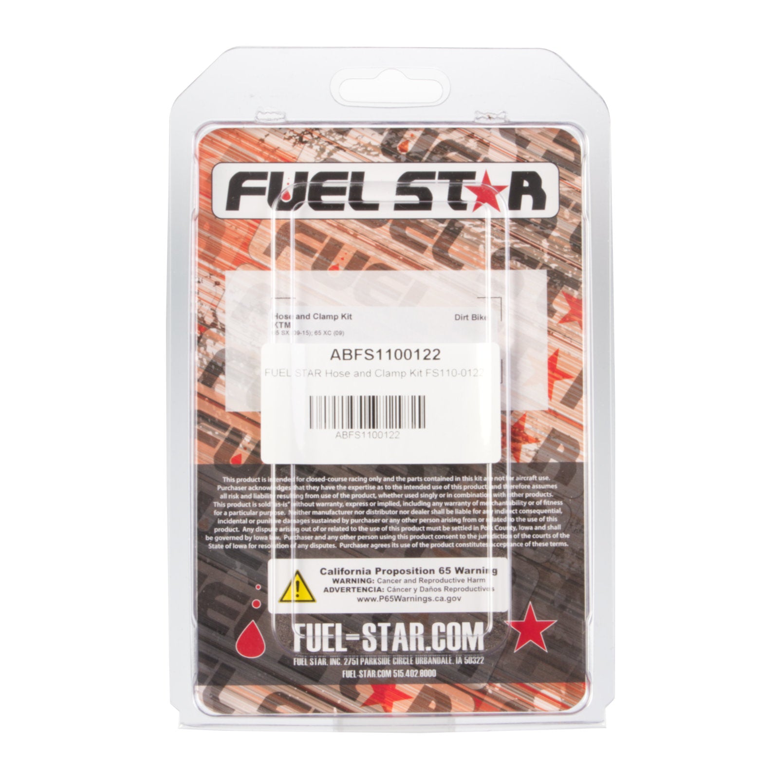 New ALL BALLS Racing Fuel Hose Clamp Kit #ABFS1100122 | Australian Moto Spares