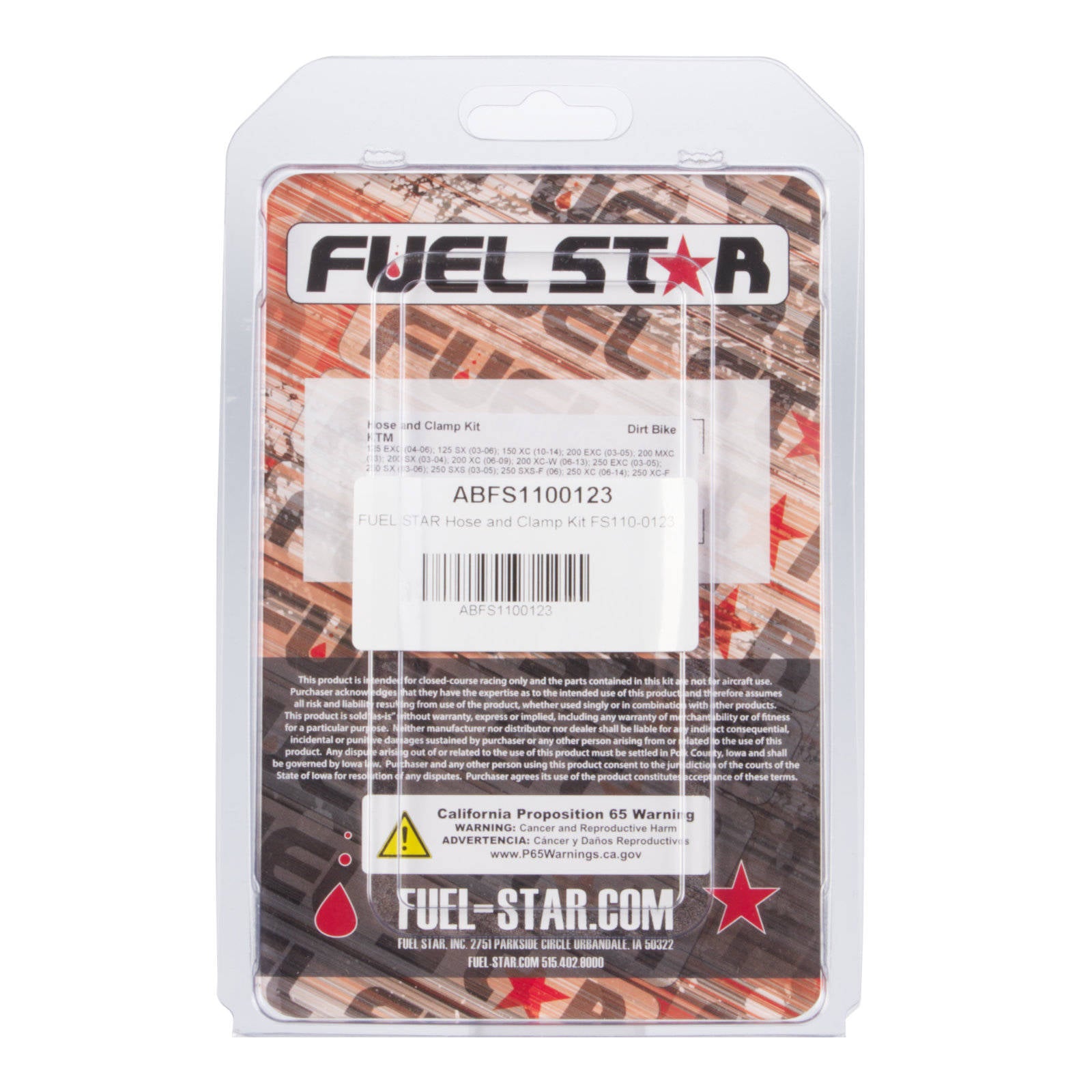 New ALL BALLS Racing Fuel Hose Clamp Kit #ABFS1100123 | Australian Moto Spares