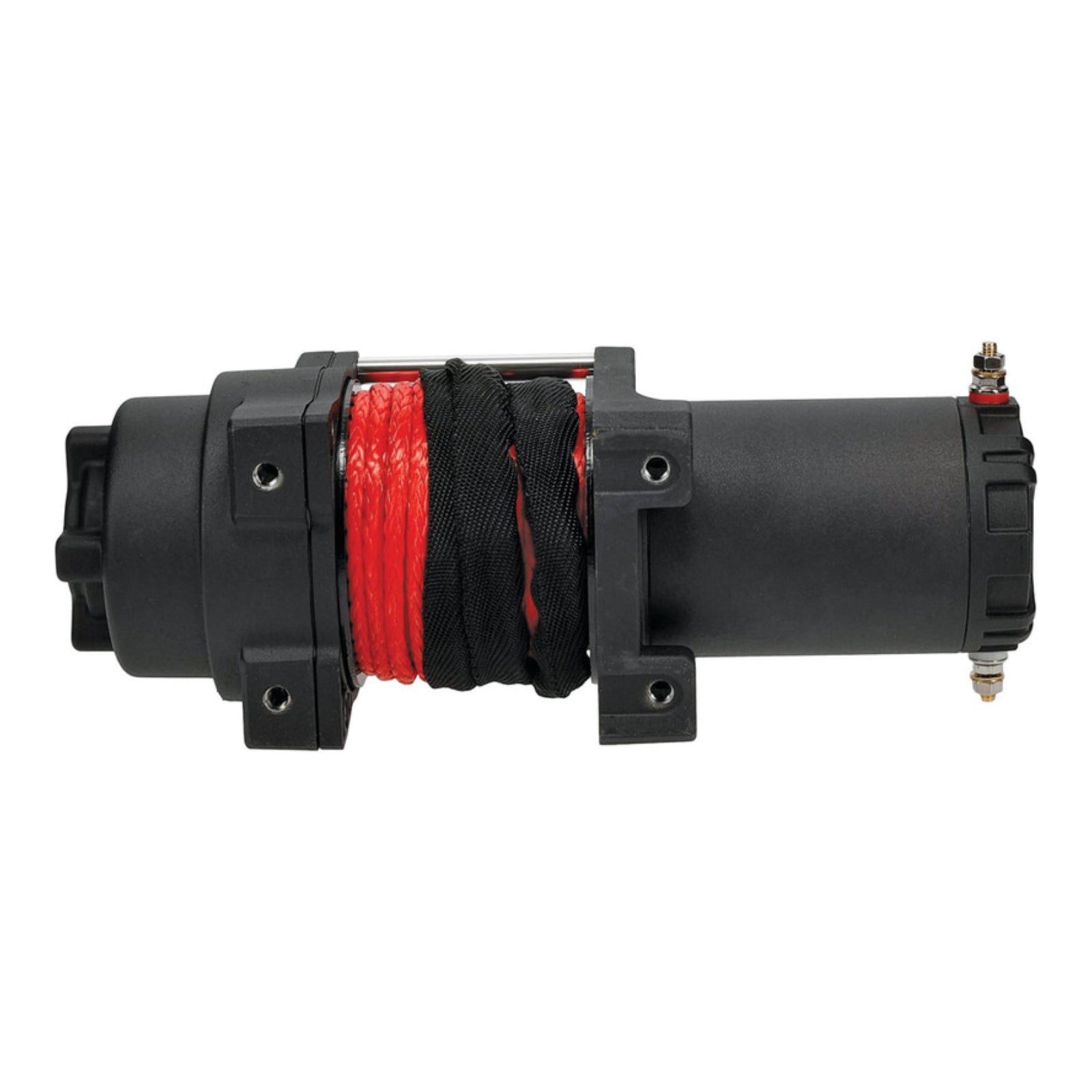 New ALL BALLS Racing 4 Bolt Winch 3500LB With 39FT Synthetic Rope #ABW35004SR