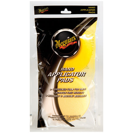 New MEGUIARS Reusable and Machine Washable Hand Applicator Pad Twin Pack - APPAD