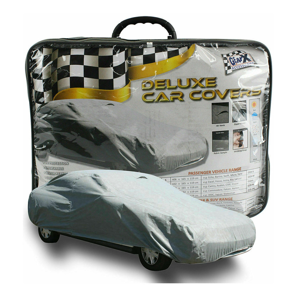 New GEAR-X Soft Cotton Lining and Water Repellent Car Cover - 2XL CCD-2XL | Australian Moto Spares