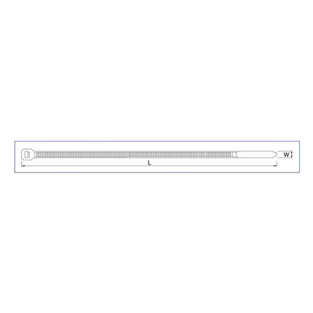 New GEAR-X High Tensil, low insertion force Cable Tie 1220X9mm CT122090-100N | Australian Moto Spares