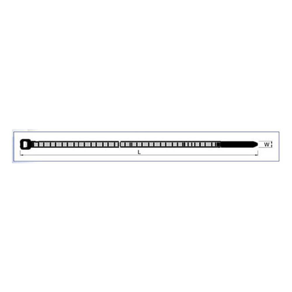 New GEAR-X High Tensil, low insertion force Cable Tie 1220X9mm CT122090-100 | Australian Moto Spares
