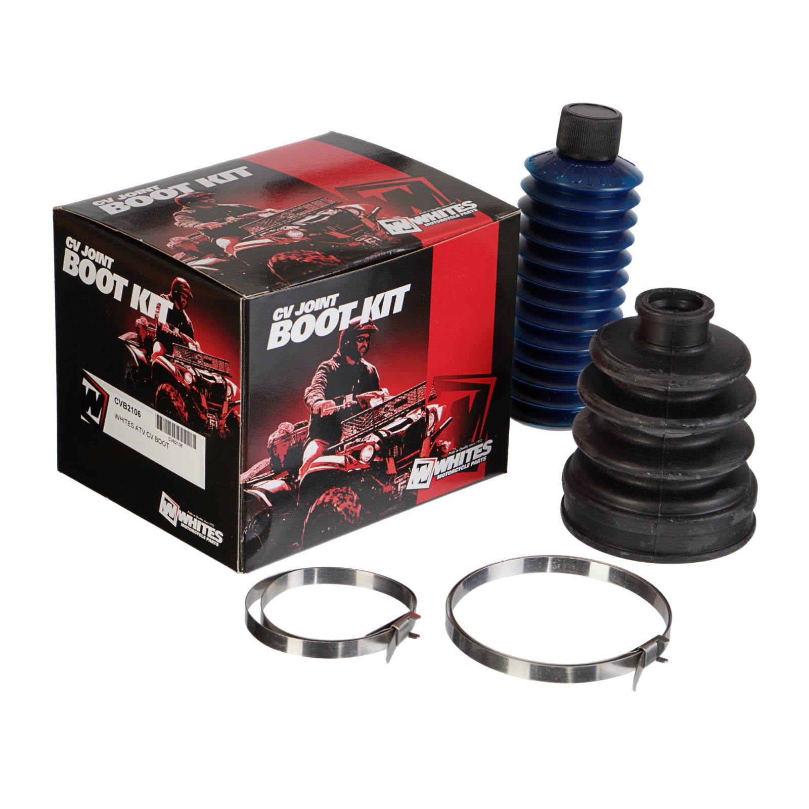 New WHITES ATV Motorcycle CV Boot Kit #CVB2106 | Australian Moto Spares