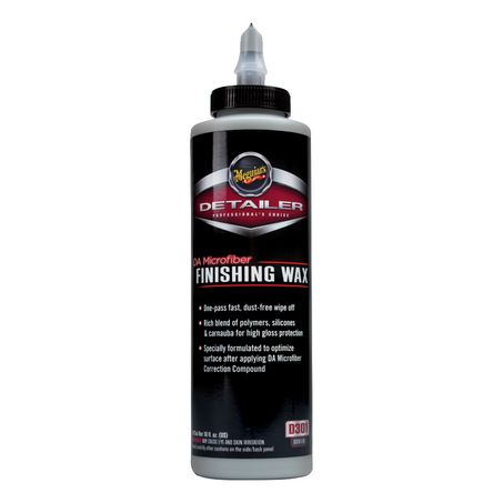 New MEGUIARS PR Microfiber Finishing Wax 473ml - D30116