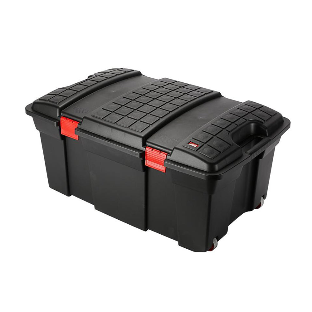 New GEAR-X Heavy Duty Black 105L Action Storage Box 827mm x 529mm x 387mm DK-105 | Australian Moto Spares