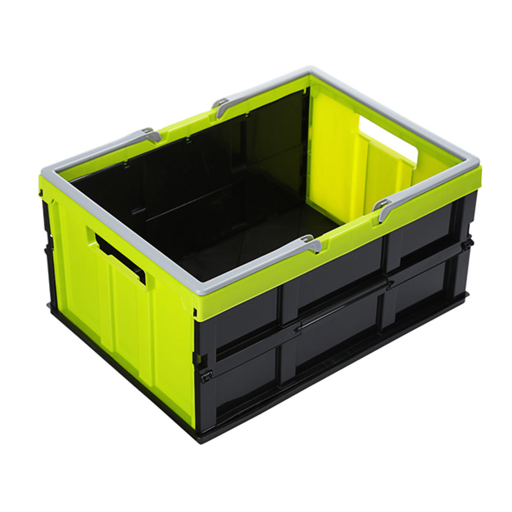 New GEAR-X Green Folding Storage Basket / Box with Handle 35L Capacity DY-613 | Australian Moto Spares