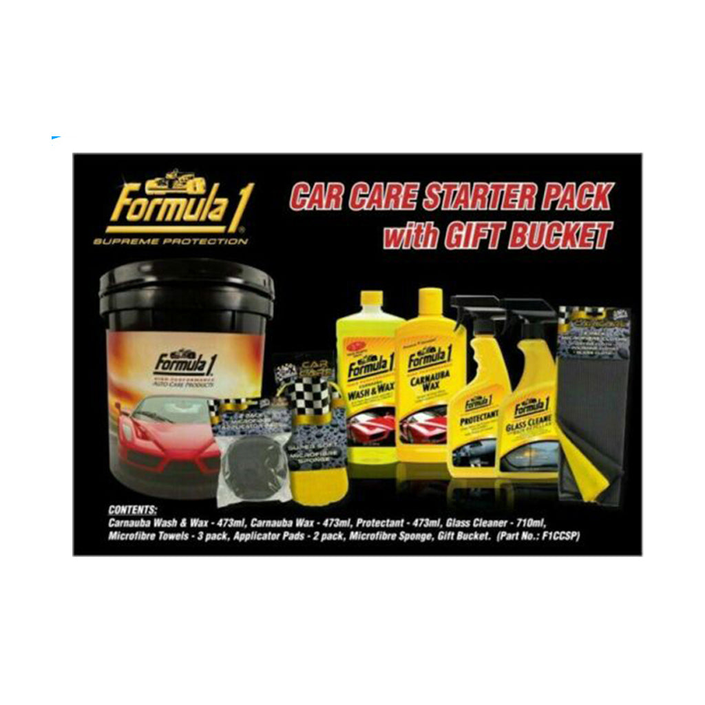 New FORMULA 1 Starter Pack car care Bucket F1CCSP