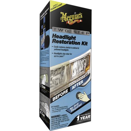 New MEGUIARS Two Step Headlight Restoration Kit - G2970