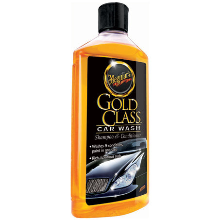 New MEGUIARS Car Care Gold Class Shampoo & Conditioner 473ml - G7116