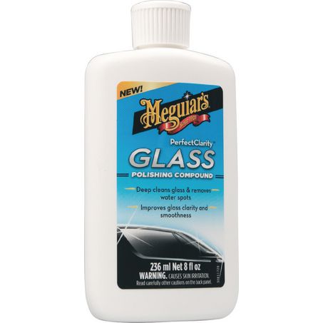 New MEGUIARS Perfect Clarity Glass Polishing Compound 236ml - G8408