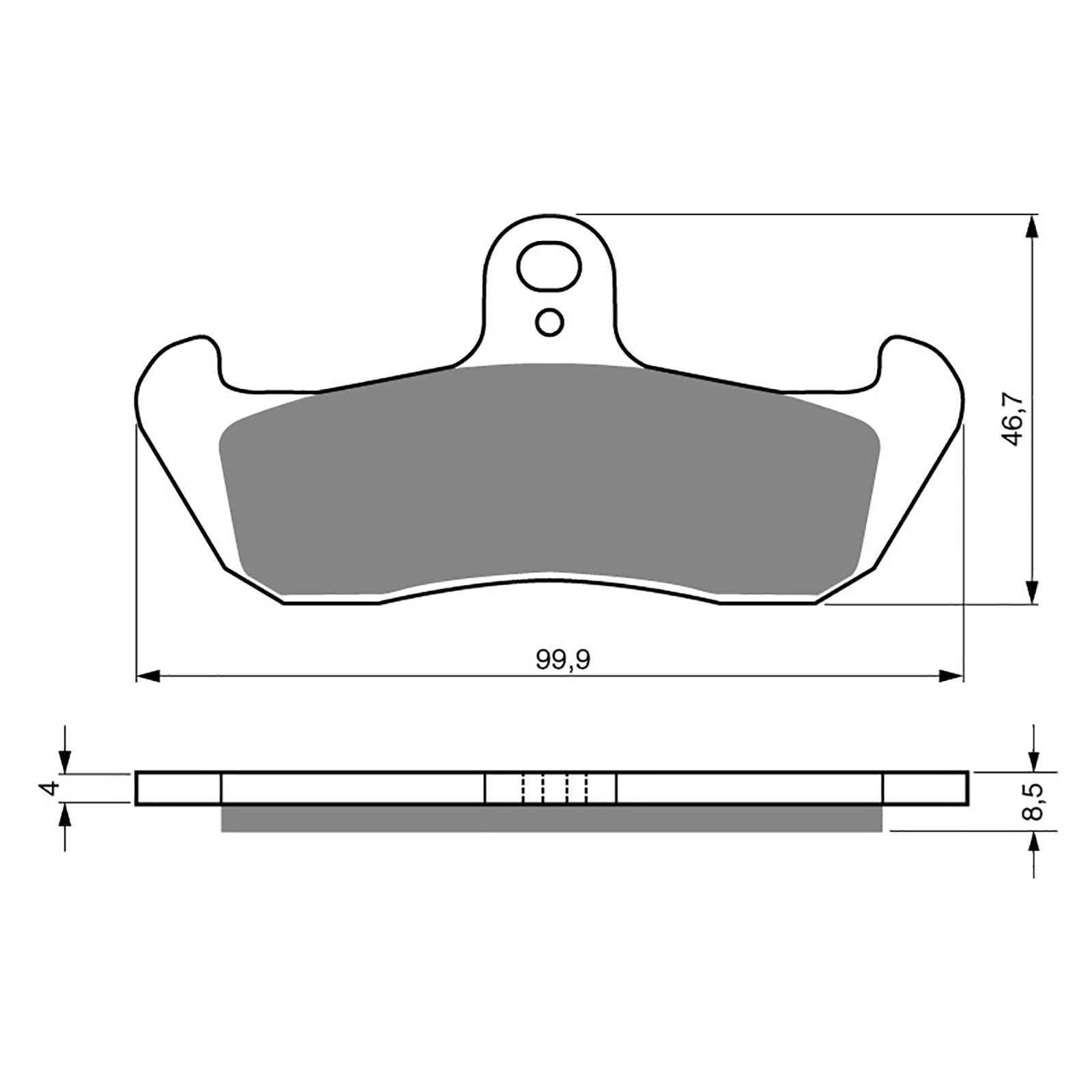 New GOLDFREN Brake Pad - K5 Off-Road Racing (PBPR113) #GF006K5