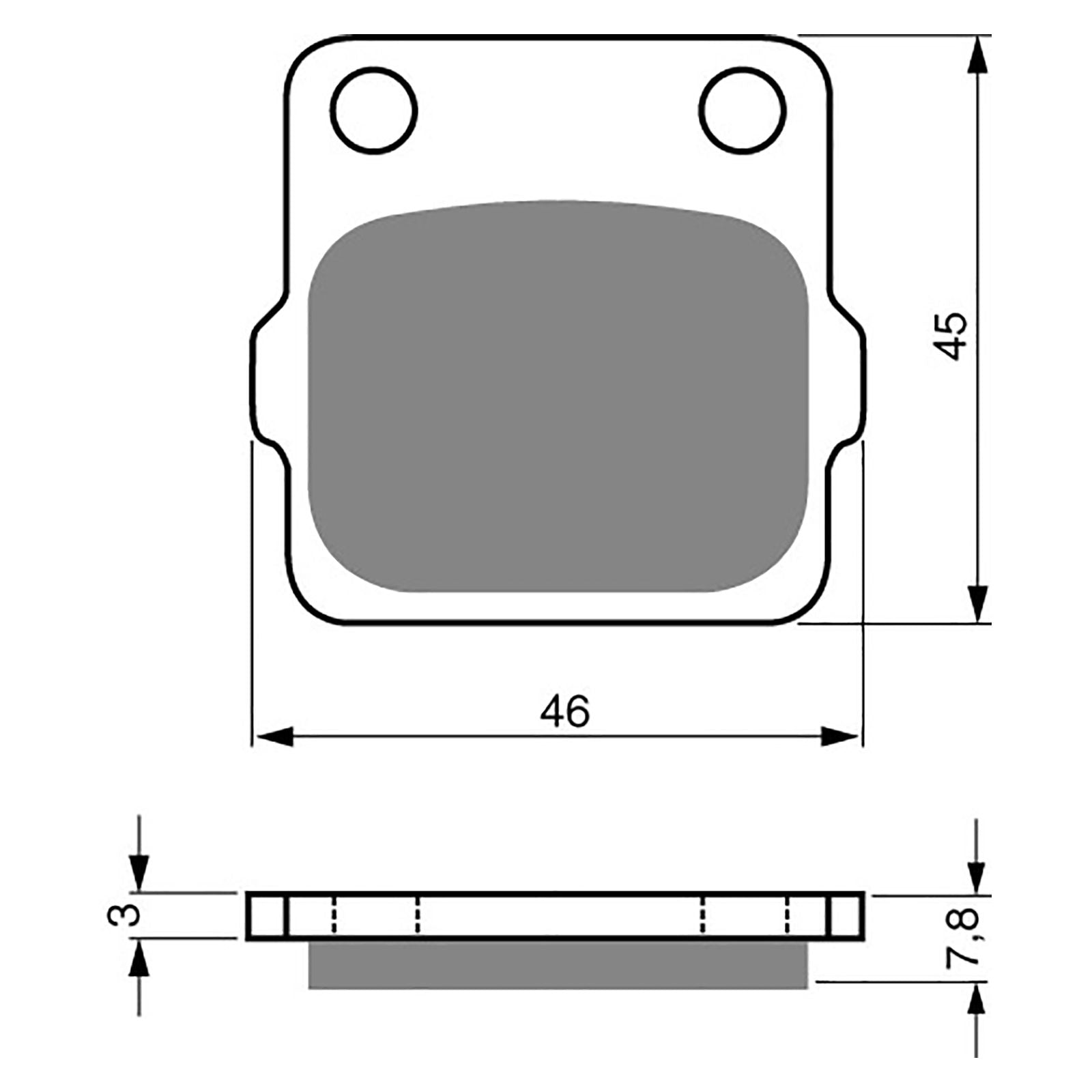 New GOLDFREN Brake Pad - K5 Off-Road Racing (PBPR24) #GF007K5