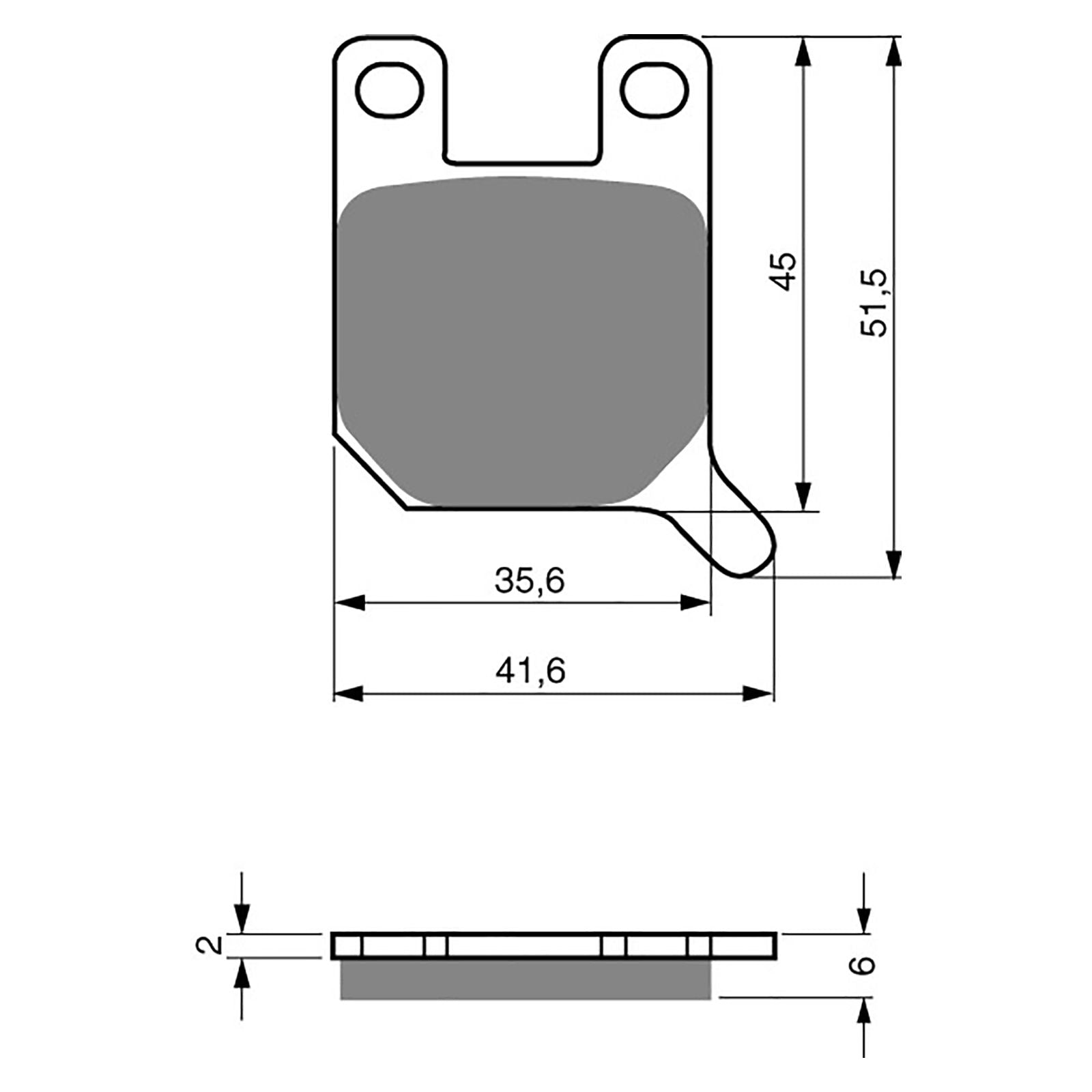 New GOLDFREN Brake Pad - S3 Sintered Sports (PBPH88) #GF008S3