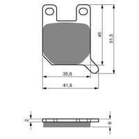 New GOLDFREN Brake Pad - S3 Sintered Sports (PBPH88) #GF008S3