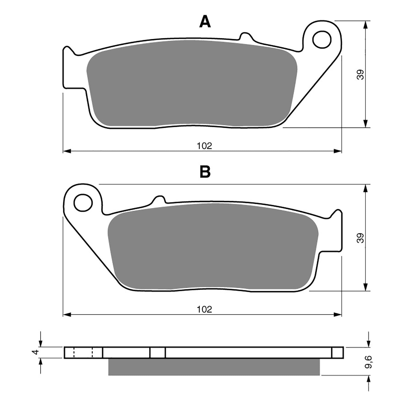 New GOLDFREN Brake Pad - S3 Sintered Sports (PBPH48) #GF014S3