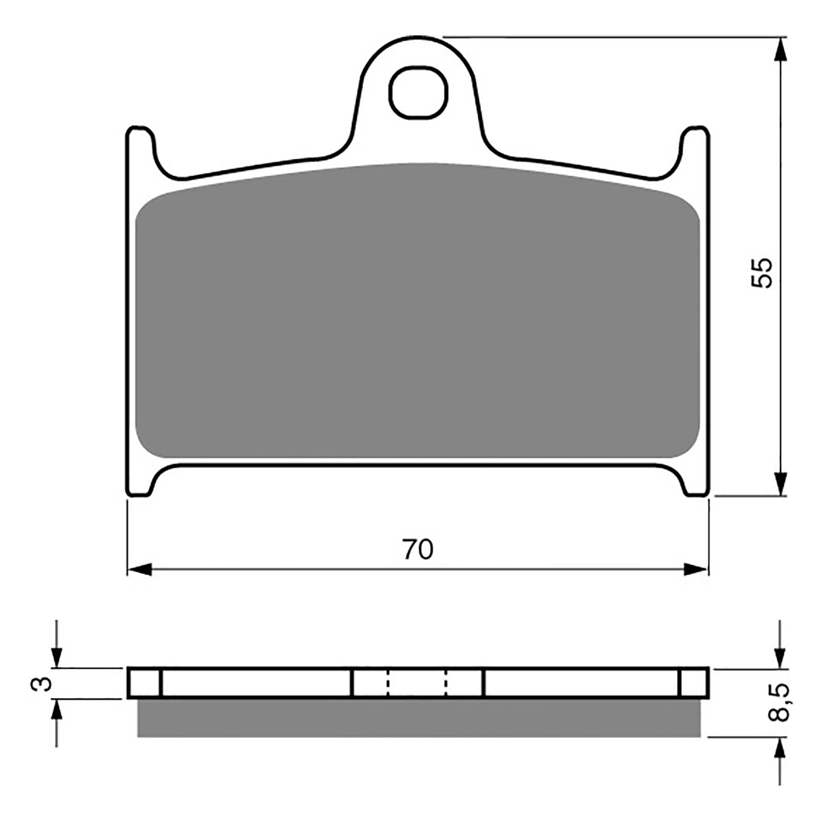 New GOLDFREN Brake Pad - S3 Sintered Sports (PBPH189 / PBPH50) #GF017S3