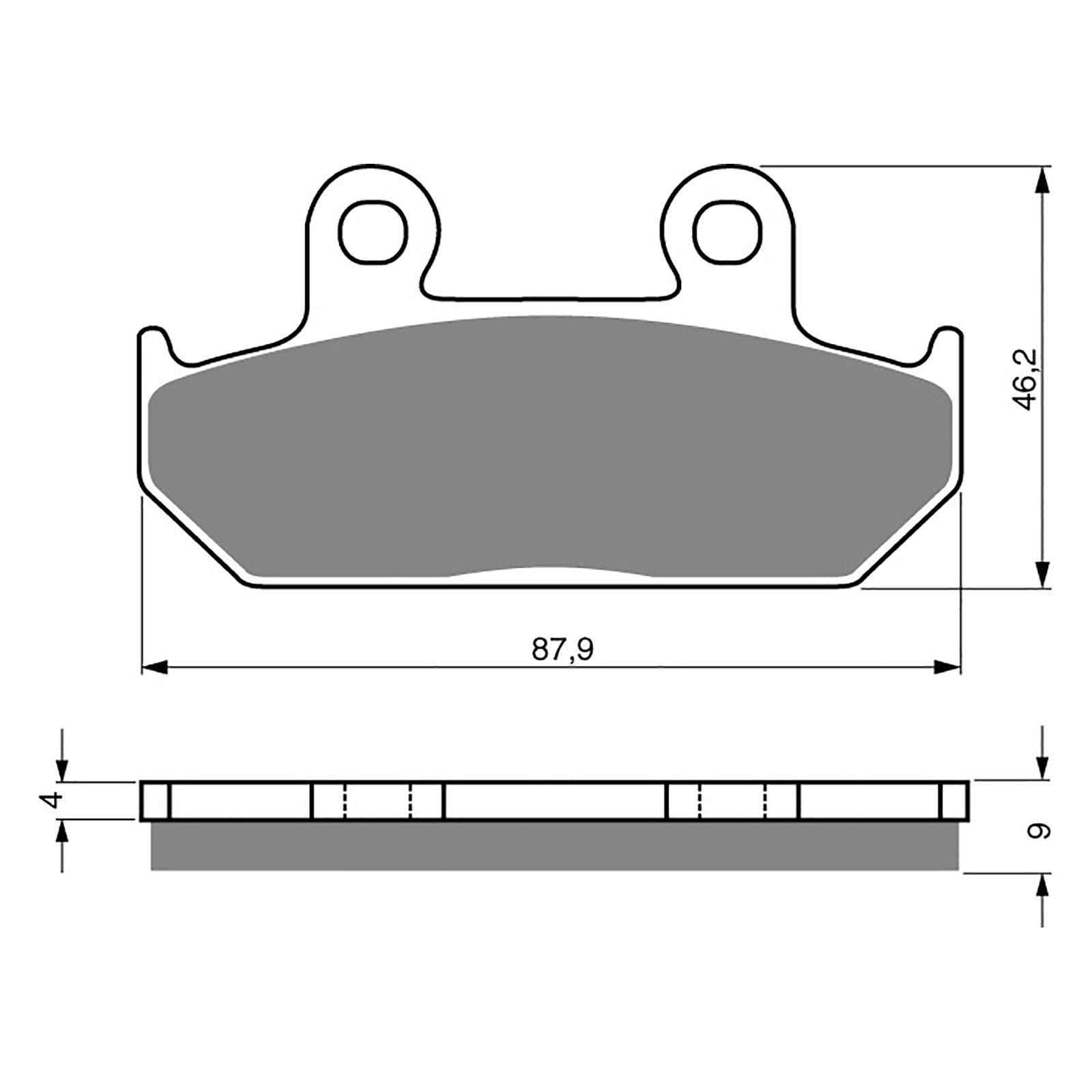 New GOLDFREN Brake Pad - S3 Sintered Sports (PBPH41) #GF024S3