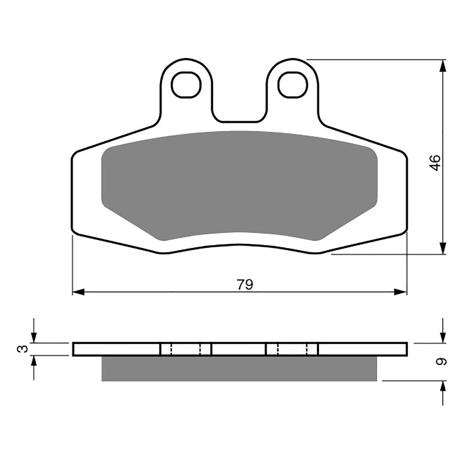 New GOLDFREN Brake Pad - K5 Off-Road Racing (PBPR111) #GF026K5