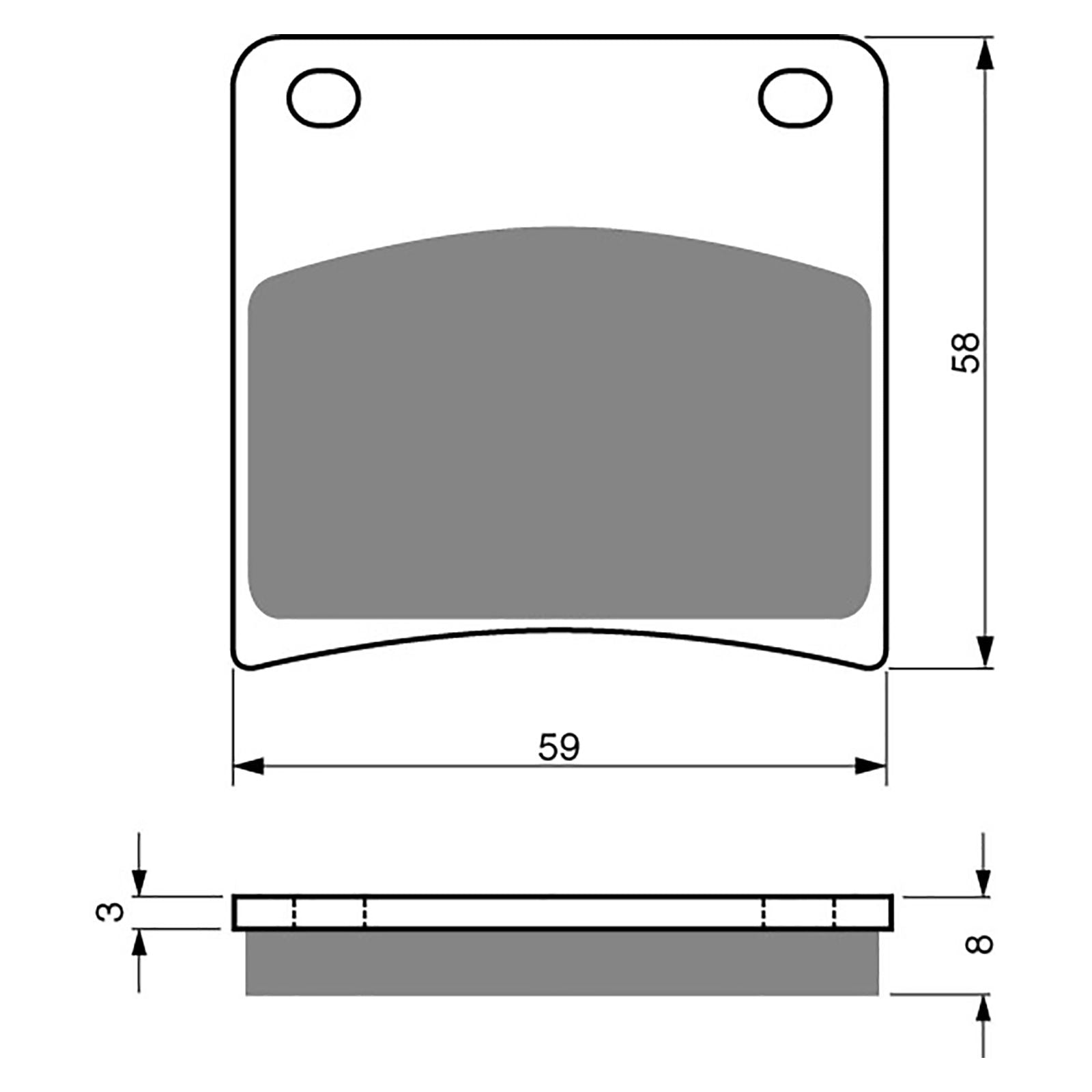 New GOLDFREN Brake Pad - S3 Sintered Sports (PBPH51) #GF027S3