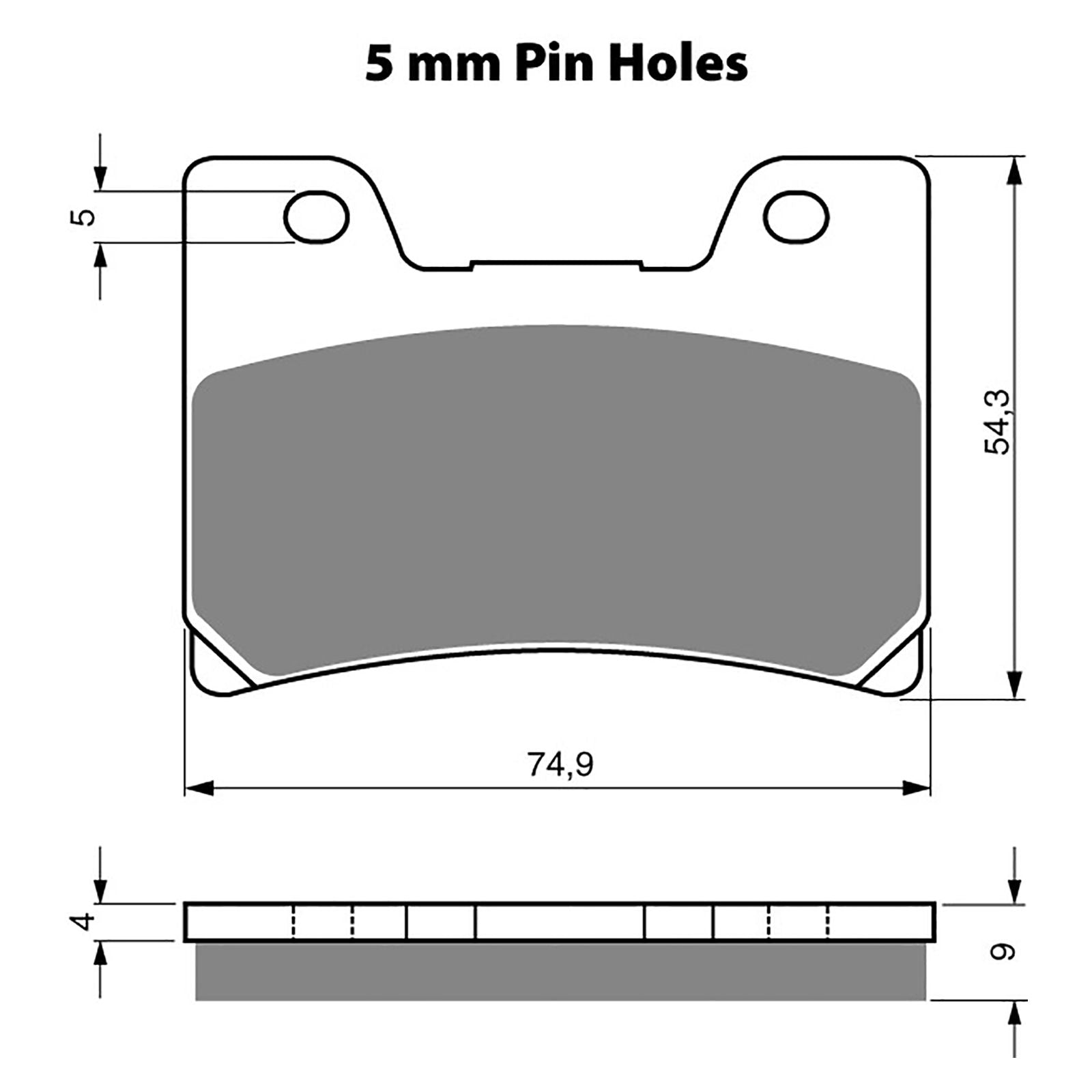 New GOLDFREN Brake Pad - S3 Sintered Sports (PBPH115) #GF028S3